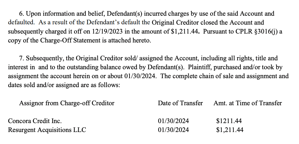 Chain of Title Evidence in NY Debt Buyer Summary Judgment Motions