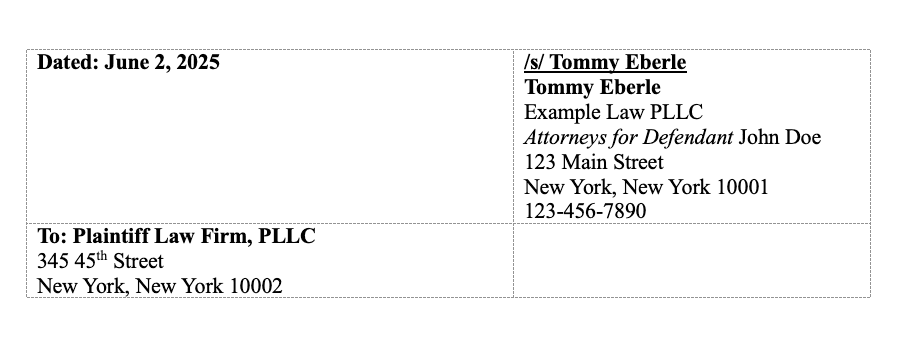 Word table gridlines visible